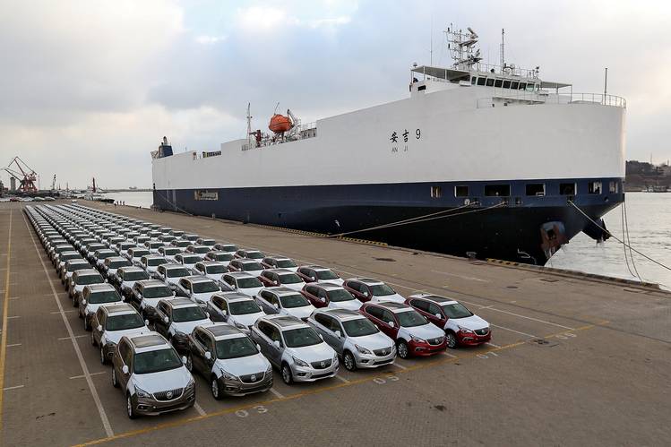تصویر نمایشی از قطعات خودرو آماده برای واردات از چین توسط شرکت پارسا تدبیر انتخاب